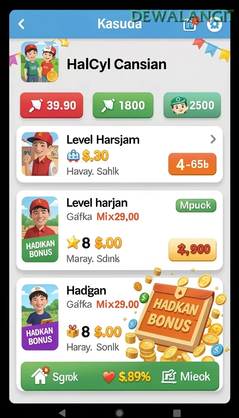 Cuplikan layar 8G8G — pengaturan akun