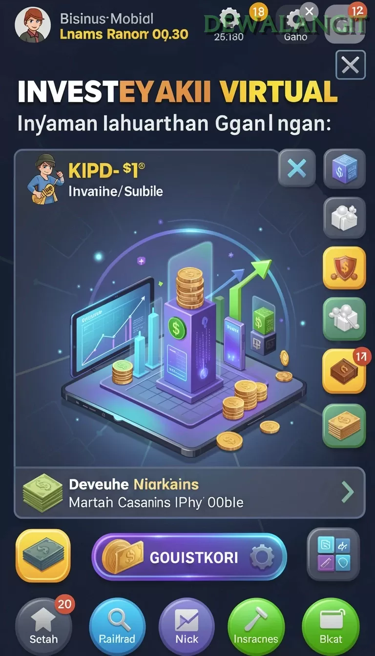 Cuplikan layar PLAYWIN123 — menu navigasi