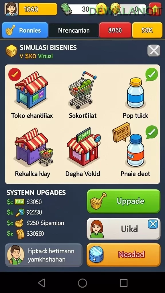 Cuplikan layar 8SVIP — aktivitas